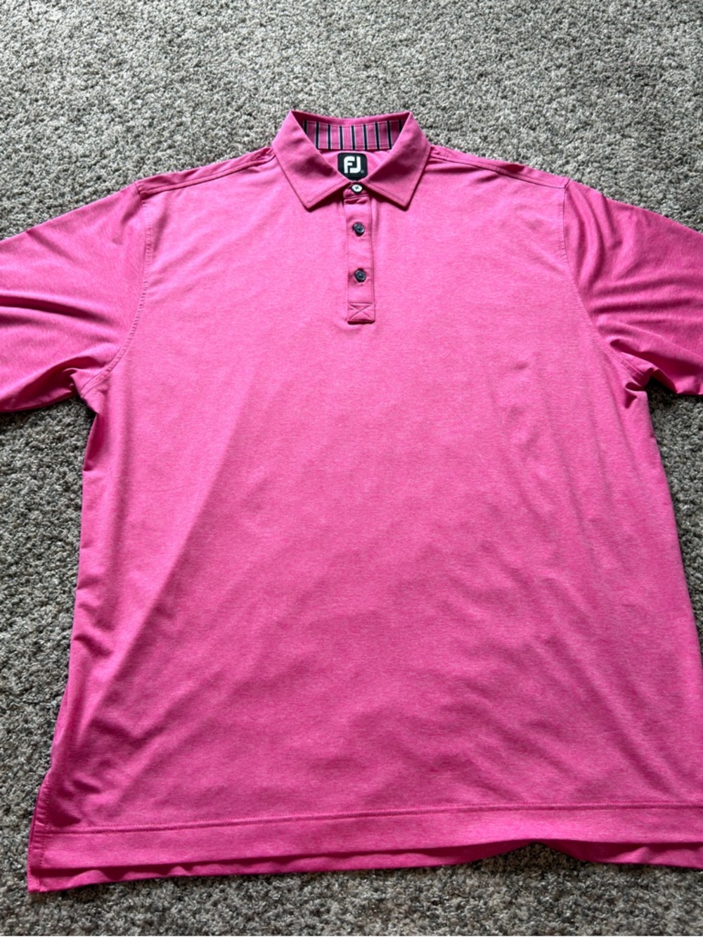 FootJoy Men's Rose Pink Performance Polo